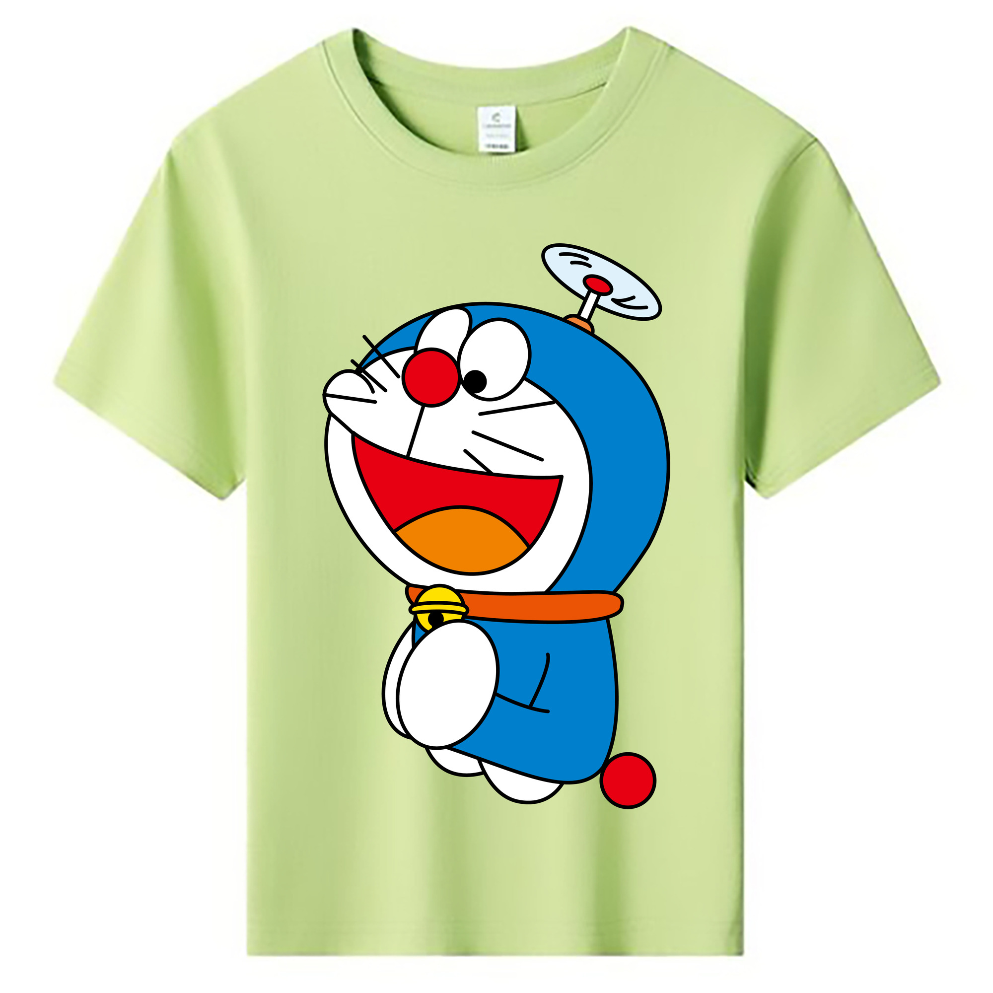 （画像用） ドラえもん Doraemon 綿100％キッズTシャツ（フロントプリント）